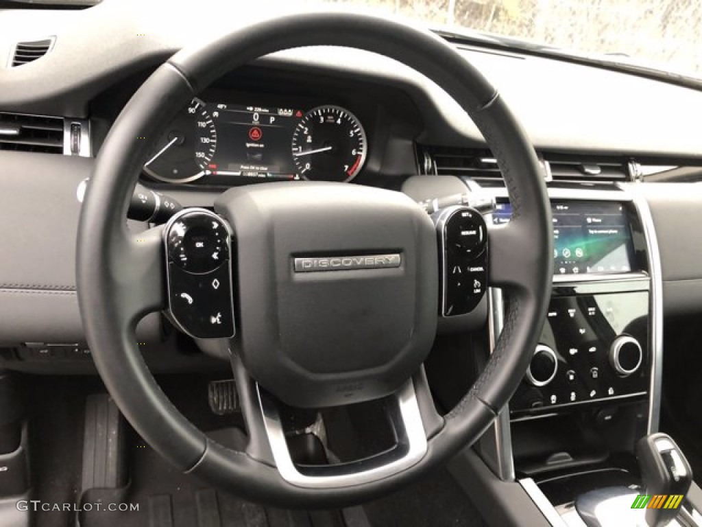 2020 Land Rover Discovery Sport S Ebony Steering Wheel Photo #140552964