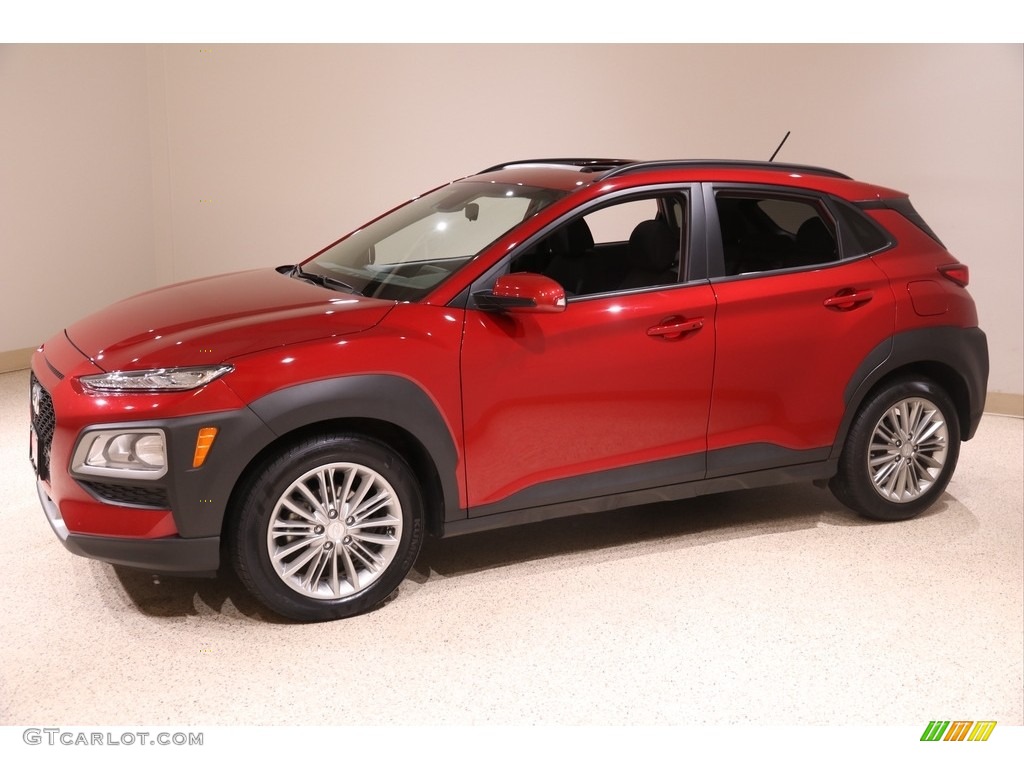 Pulse Red 2018 Hyundai Kona SEL Exterior Photo #140552976