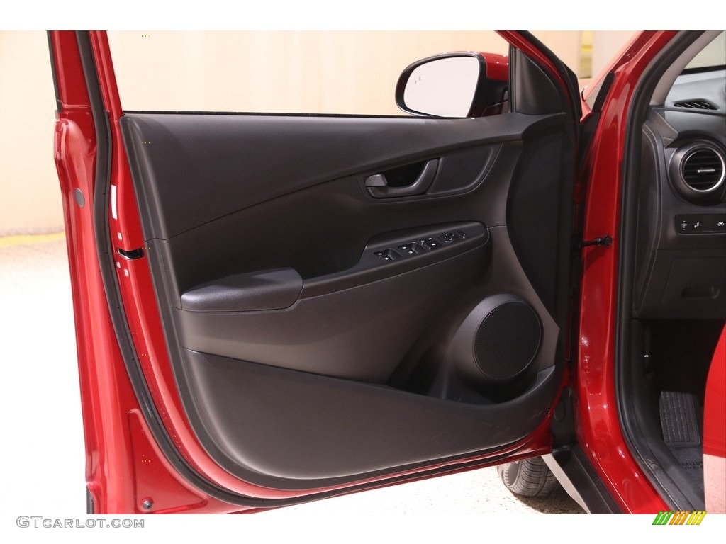 2018 Hyundai Kona SEL Black Door Panel Photo #140552989