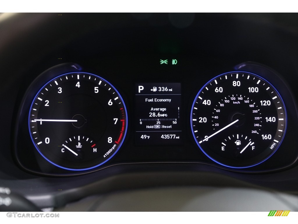 2018 Hyundai Kona SEL Gauges Photo #140553054