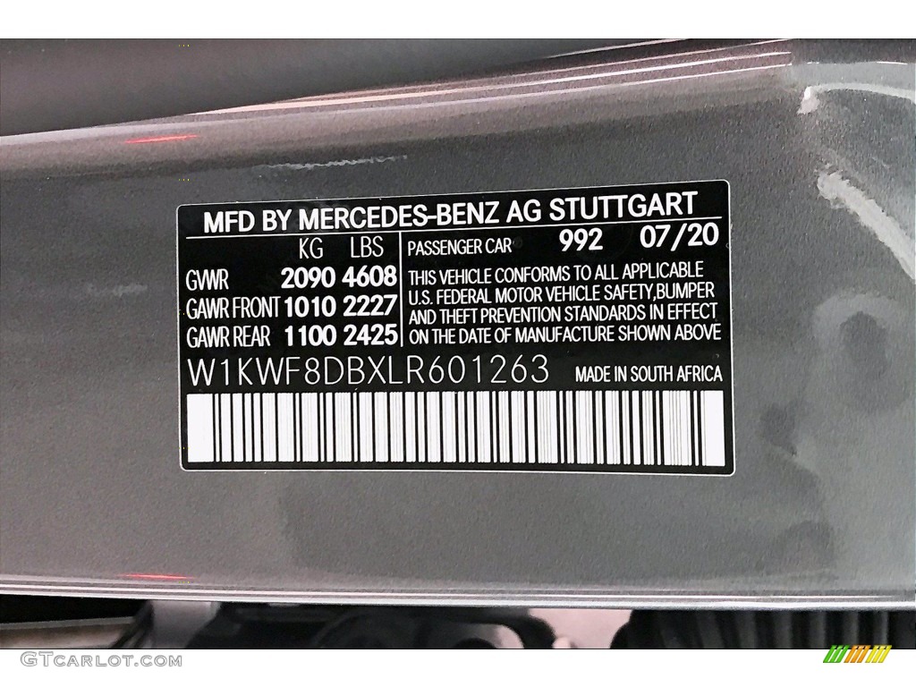 2020 C 300 Sedan - Selenite Grey Metallic / Silk Beige/Black photo #11