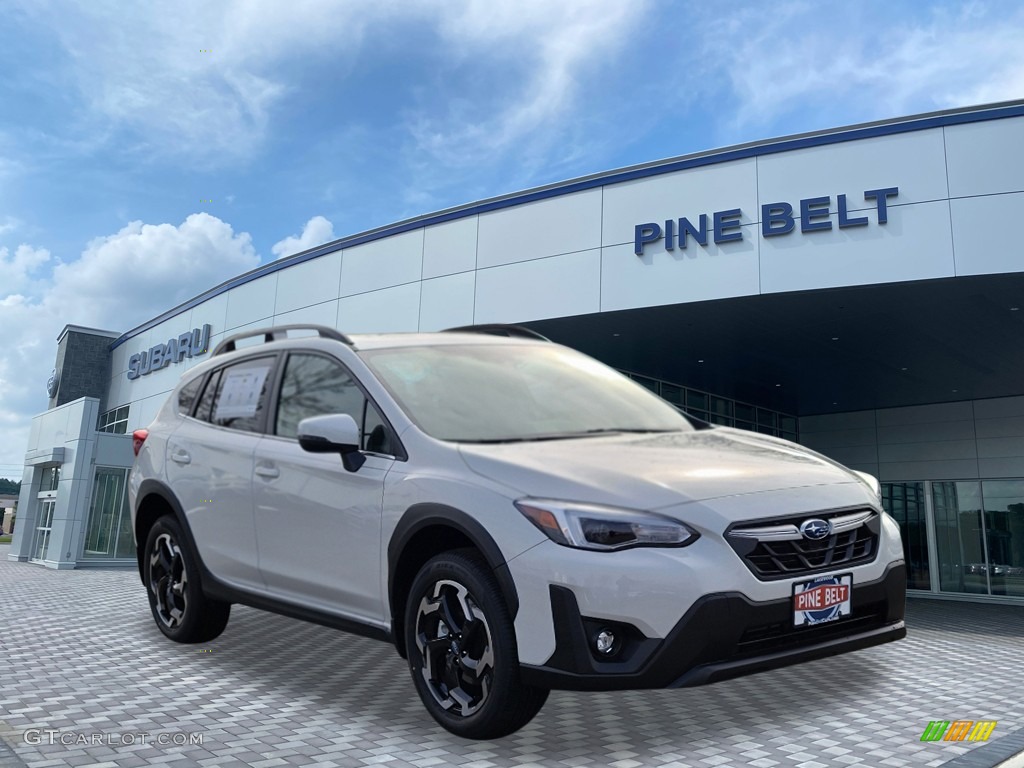 2021 Crosstrek Limited - Crystal White Pearl / Black photo #1