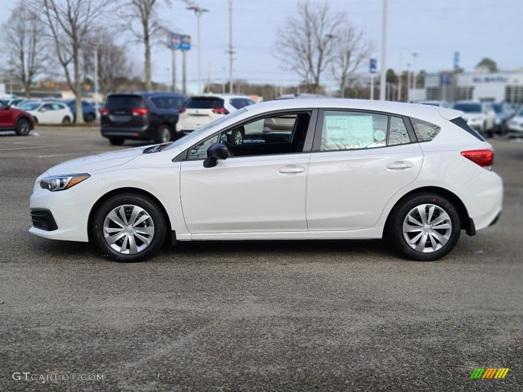 2021 Impreza 5-Door - Crystal White Pearl / Black photo #3