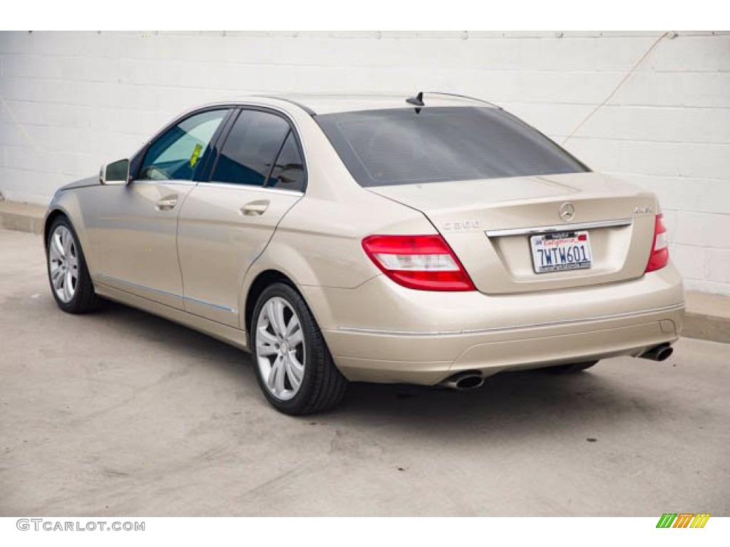 2011 C 300 Luxury 4Matic - Pearl Beige Metallic / Almond/Mocha photo #2