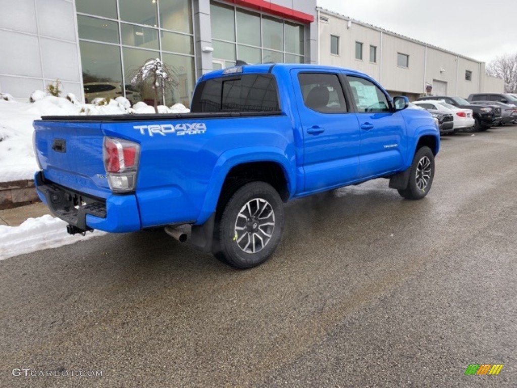 2021 Tacoma TRD Sport Double Cab 4x4 - Voodoo Blue / TRD Cement/Black photo #13