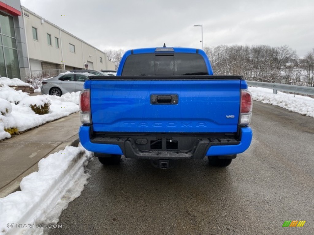 2021 Tacoma TRD Sport Double Cab 4x4 - Voodoo Blue / TRD Cement/Black photo #14