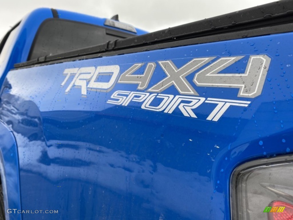 2021 Tacoma TRD Sport Double Cab 4x4 - Voodoo Blue / TRD Cement/Black photo #24