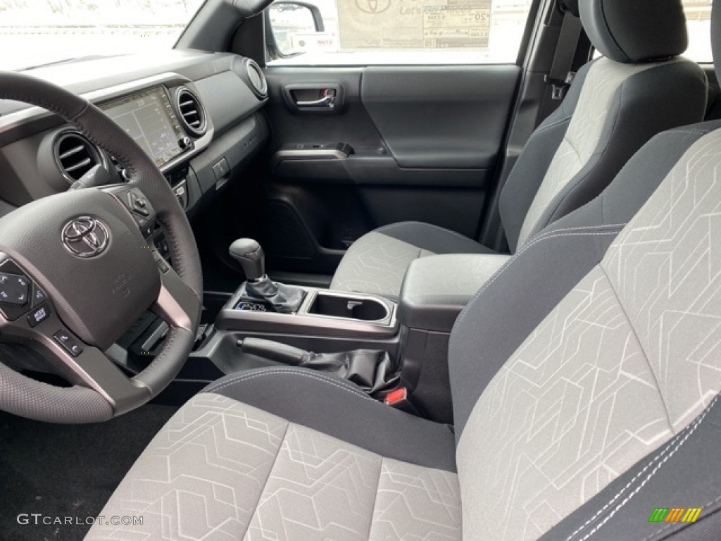 TRD Cement/Black Interior 2021 Toyota Tacoma TRD Off Road Double Cab 4x4 Photo #140555466