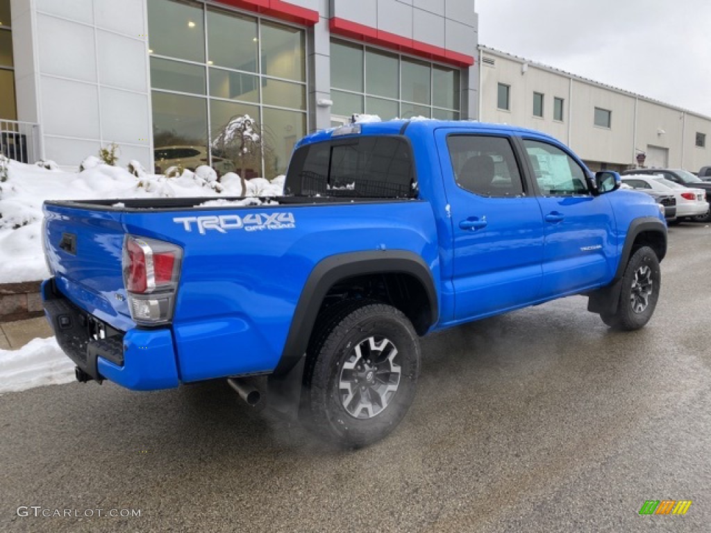 2021 Tacoma TRD Off Road Double Cab 4x4 - Voodoo Blue / TRD Cement/Black photo #13