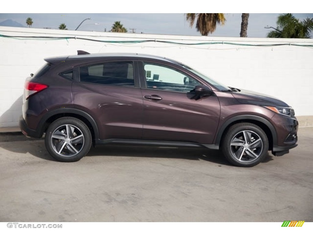 2021 HR-V EX - Midnight Amethyst Metallic / Black photo #8