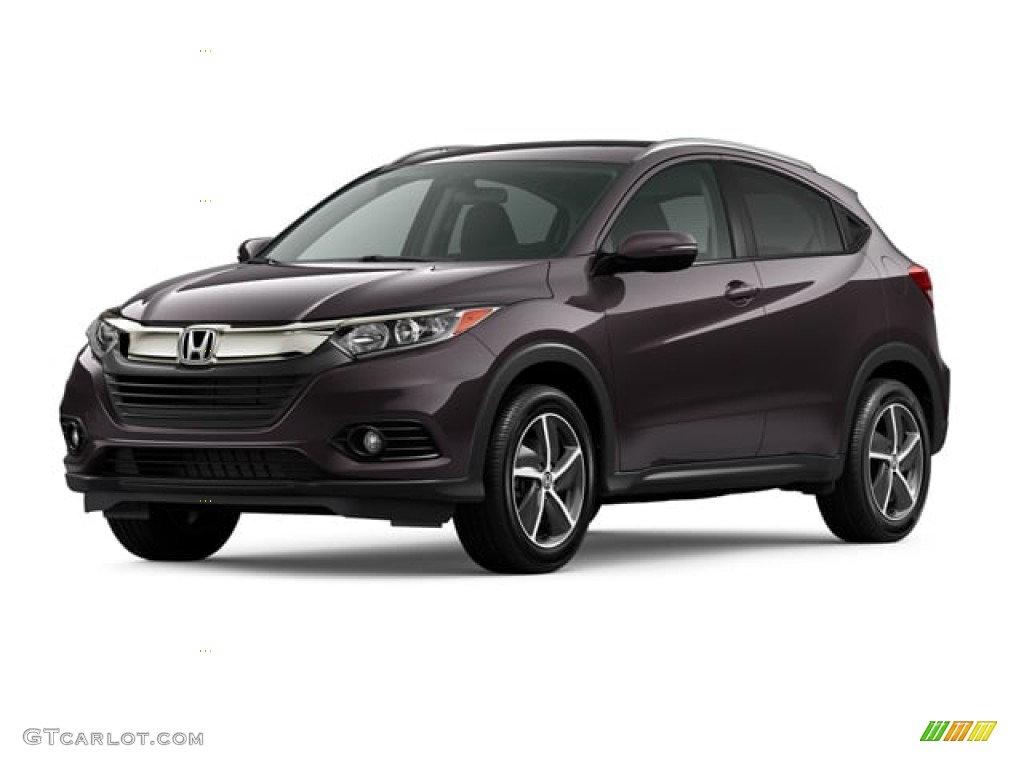 2021 HR-V EX - Midnight Amethyst Metallic / Black photo #40