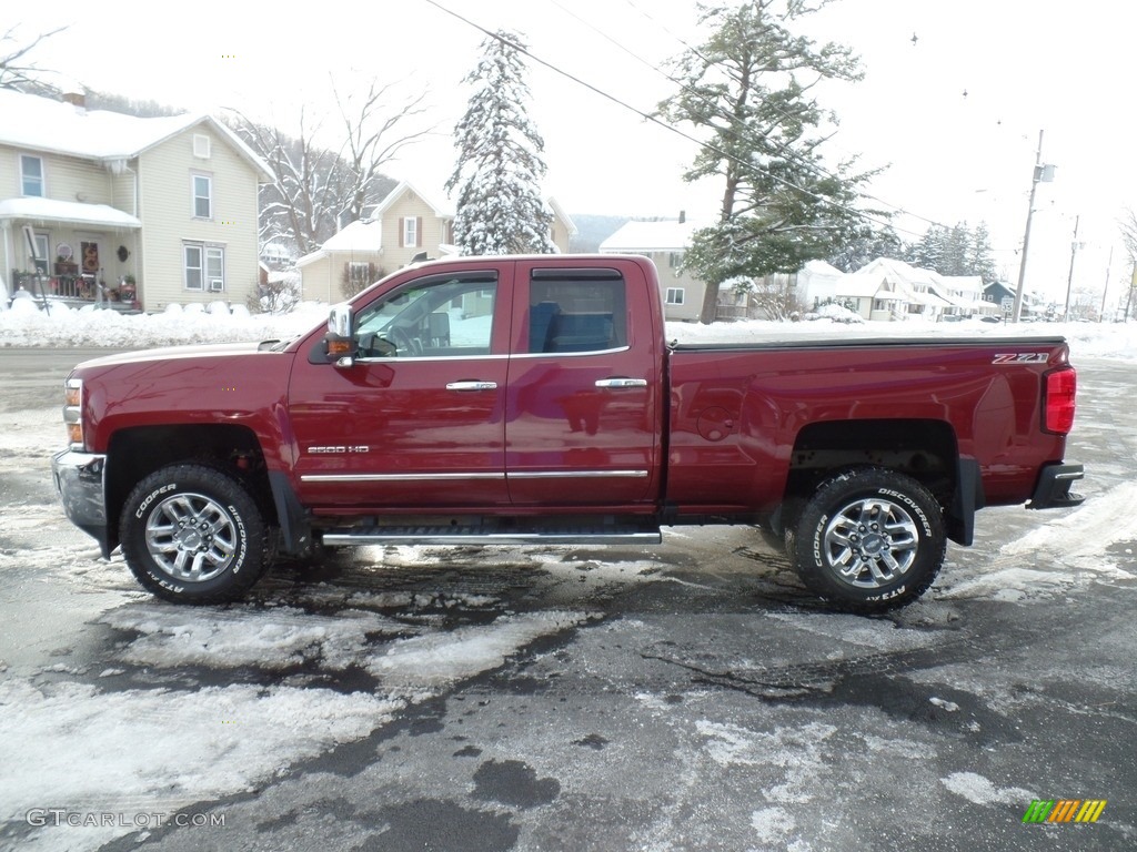 Siren Red Tintcoat 2016 Chevrolet Silverado 2500HD LTZ Double Cab 4x4 Exterior Photo #140557025