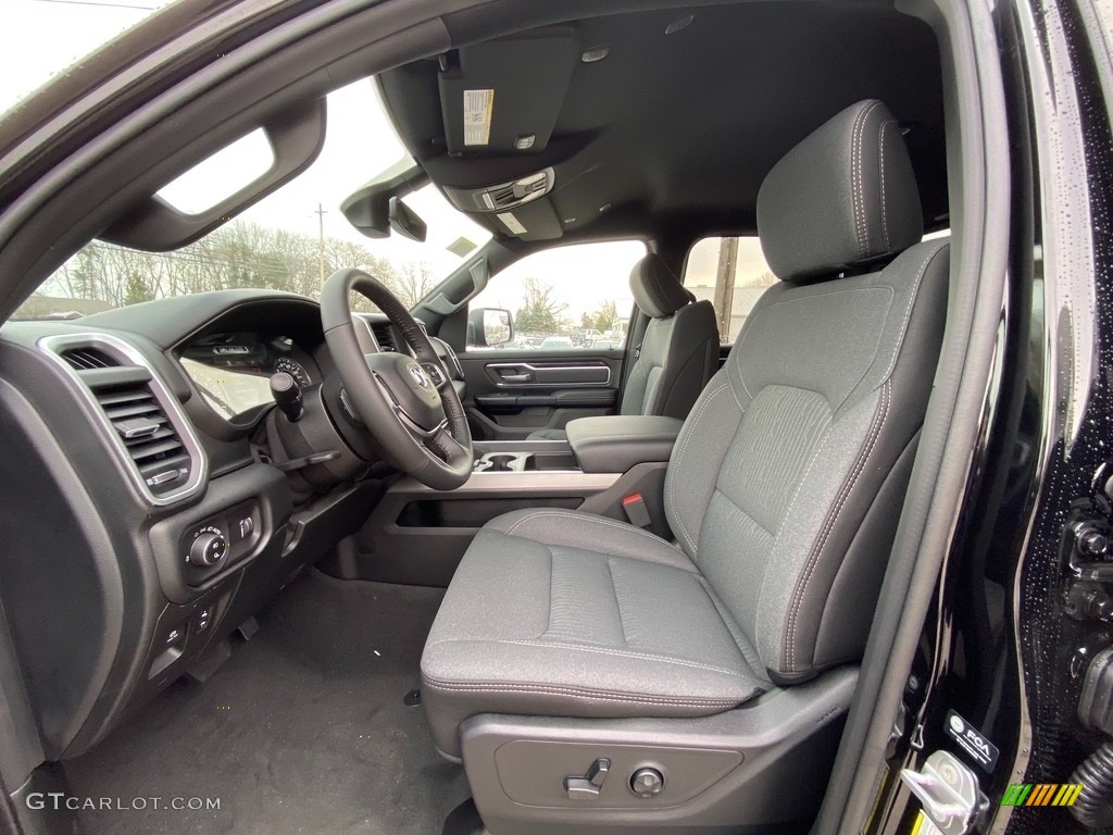 Black Interior 2021 Ram 1500 Big Horn Quad Cab 4x4 Photo #140557048