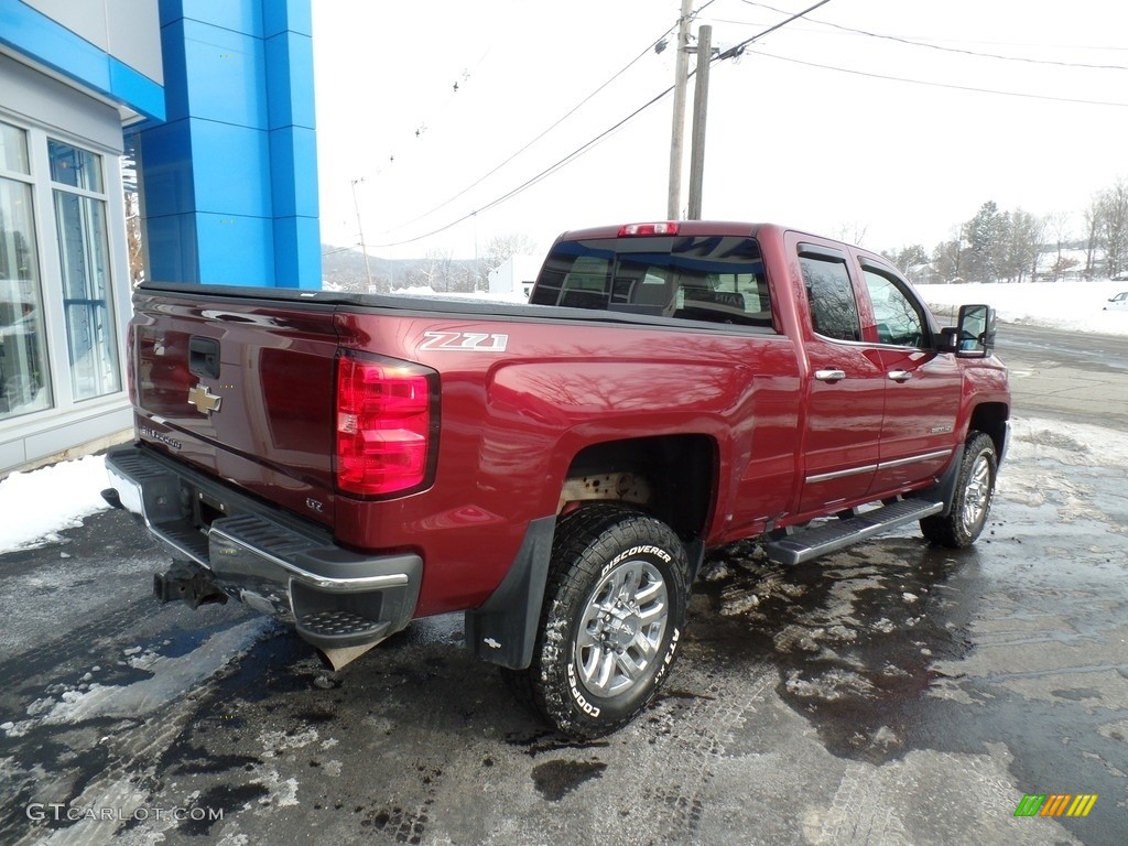 2016 Silverado 2500HD LTZ Double Cab 4x4 - Siren Red Tintcoat / Dark Ash/Jet Black photo #7