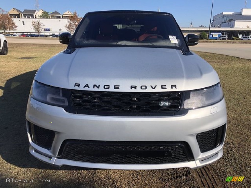 2021 Range Rover Sport HST - Hakuba Silver Metallic / Pimento/Ebony photo #9