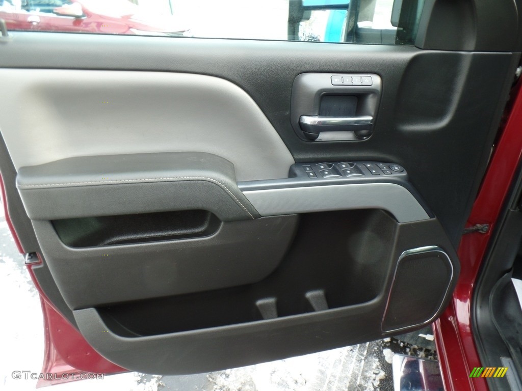 2016 Chevrolet Silverado 2500HD LTZ Double Cab 4x4 Dark Ash/Jet Black Door Panel Photo #140557507