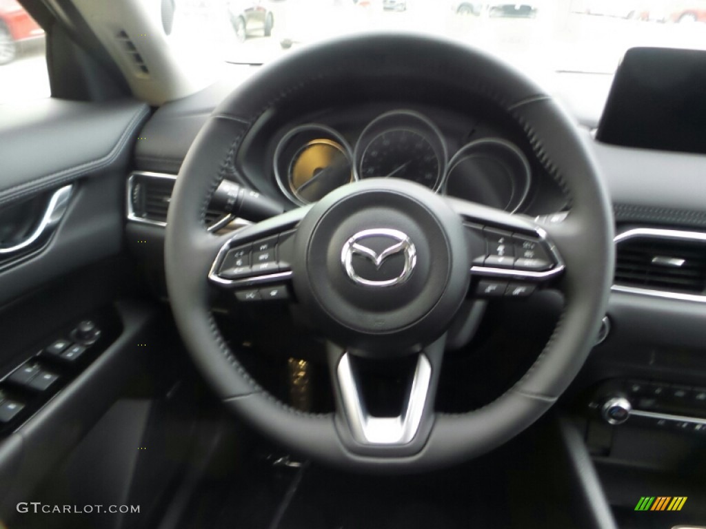 2021 CX-5 Touring AWD - Deep Crystal Blue Mica / Black photo #9