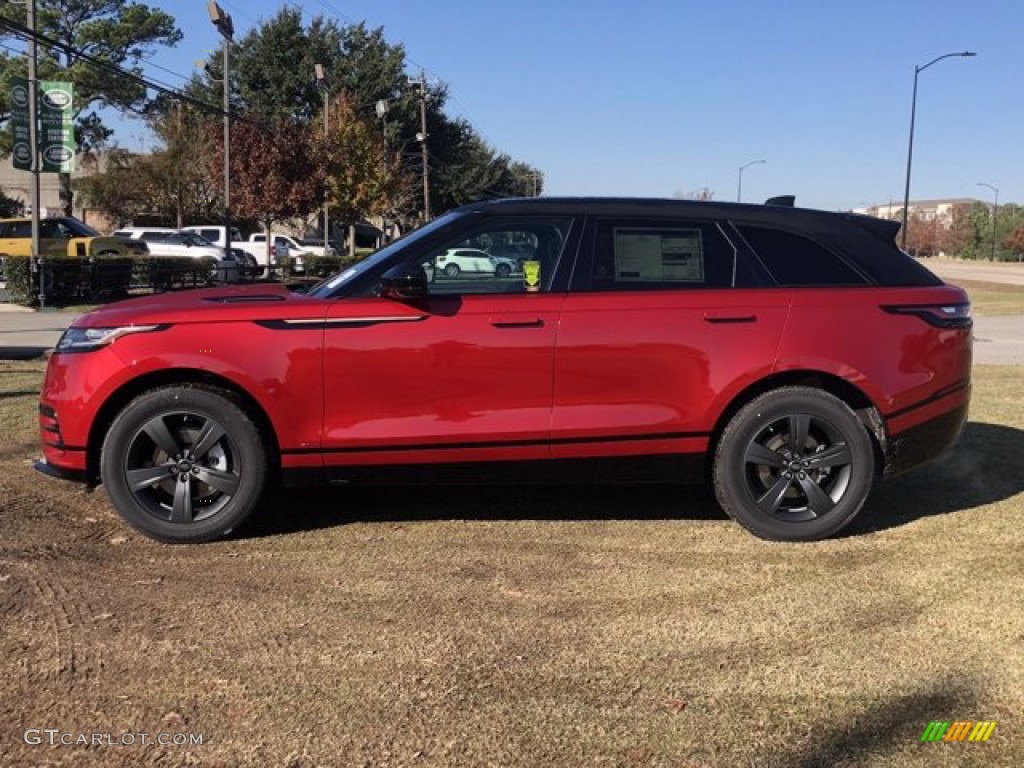 2020 Range Rover Velar R-Dynamic S - Firenze Red Metallic / Ebony/Ebony photo #7