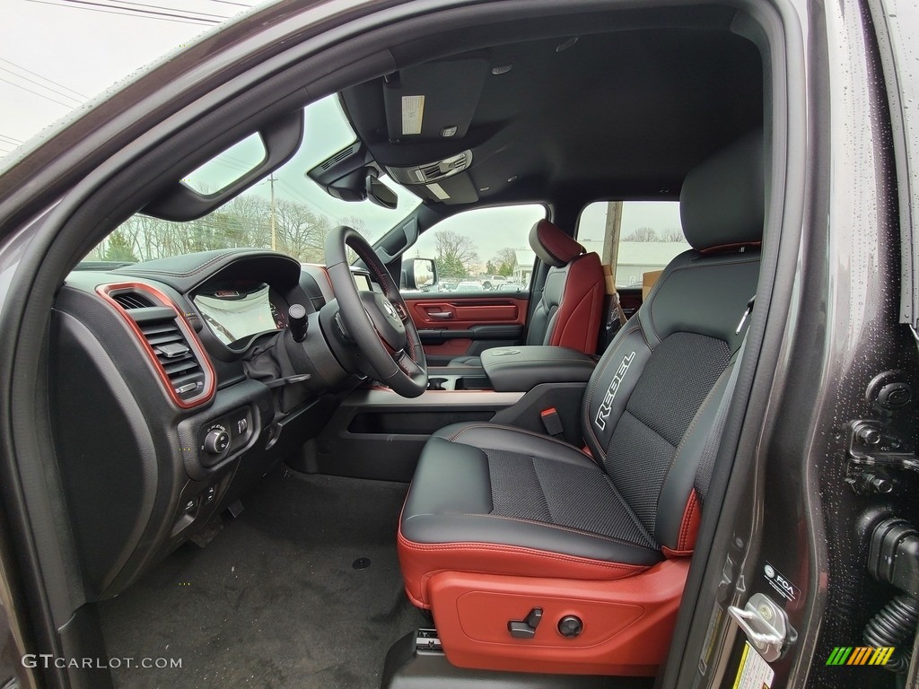 2021 Ram 1500 Rebel Crew Cab 4x4 Front Seat Photo #140559688