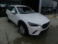 2021 Snowflake White Pearl Mica Mazda CX-3 Sport AWD  photo #1