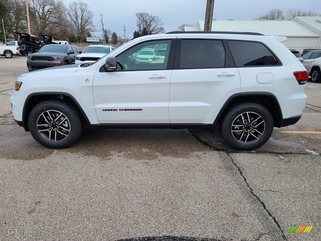 Bright White 2021 Jeep Grand Cherokee Limited 4x4 Exterior Photo #140560153