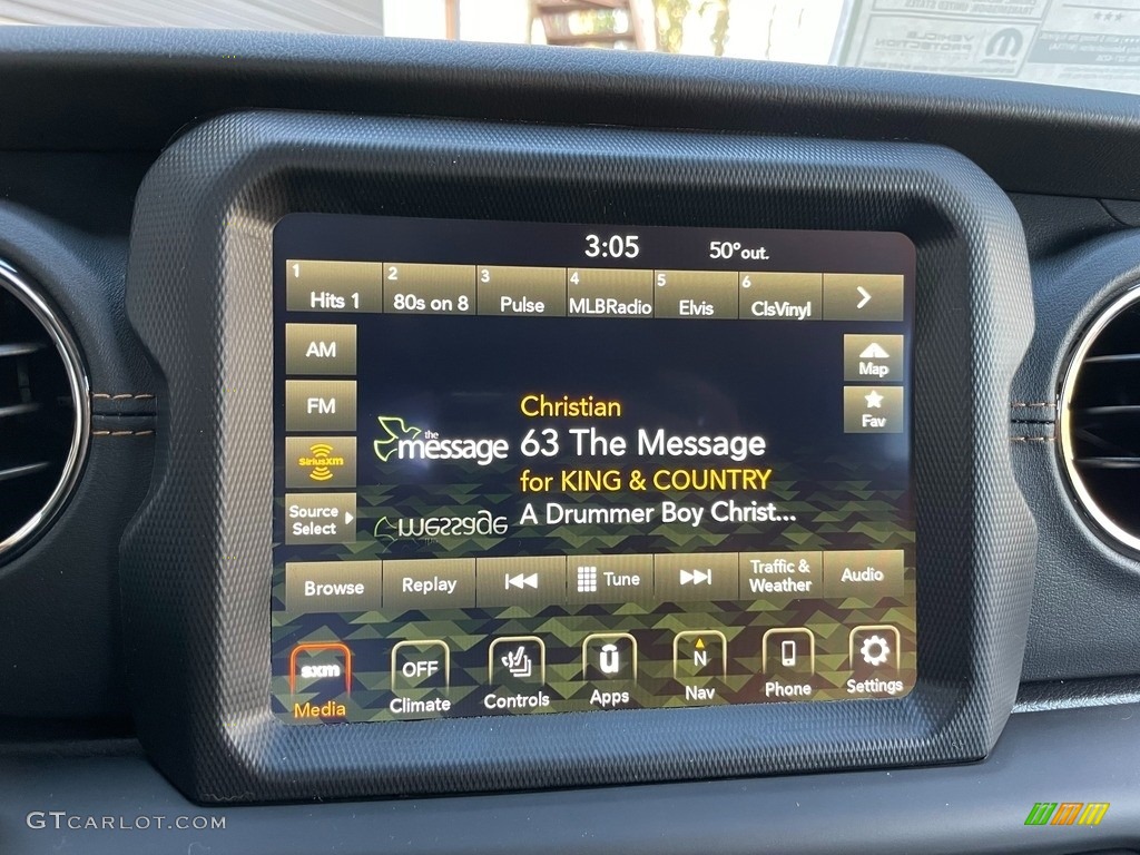 2021 Jeep Gladiator High Altitude 4x4 Audio System Photos