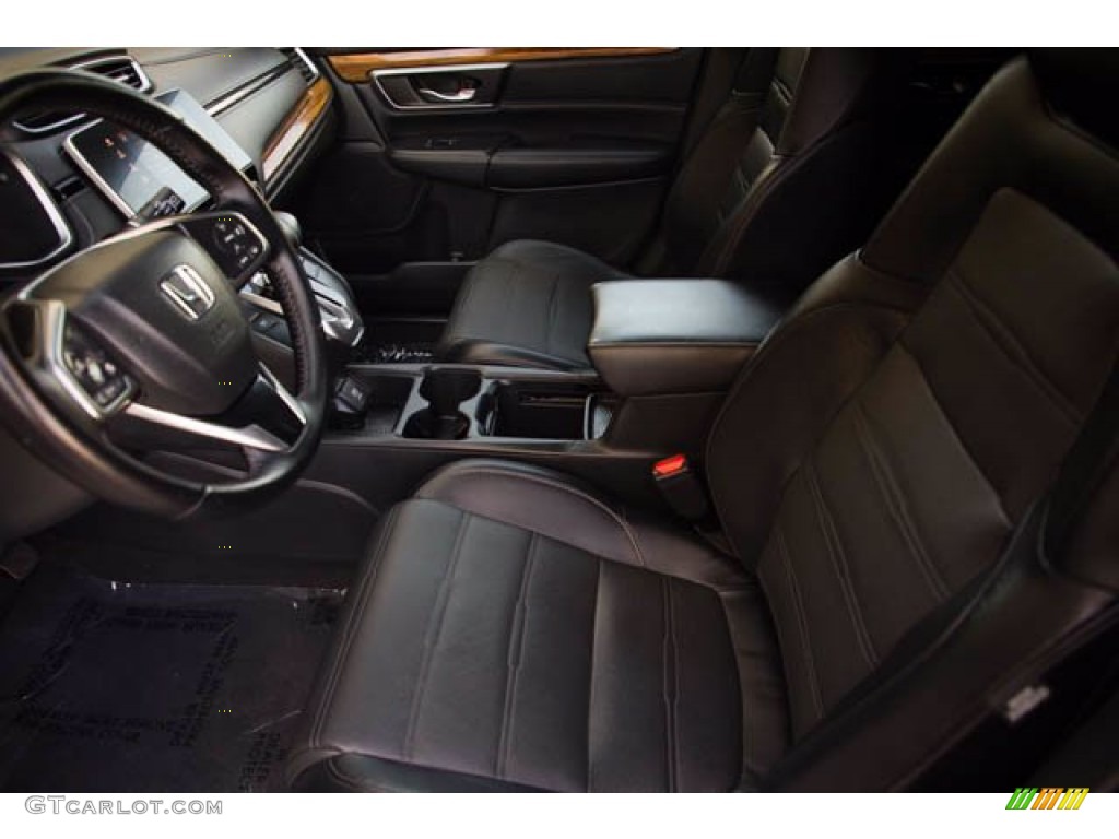 2017 CR-V EX-L - White Diamond Pearl / Black photo #3