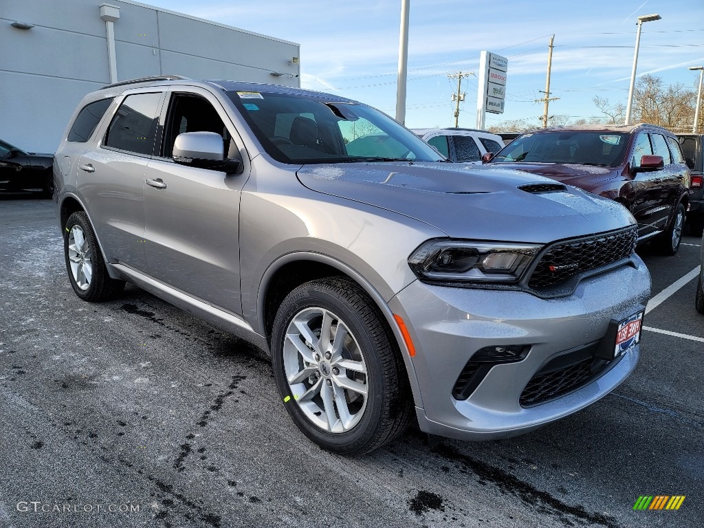 Billet Silver Metallic 2021 Dodge Durango GT AWD Exterior Photo #140562415