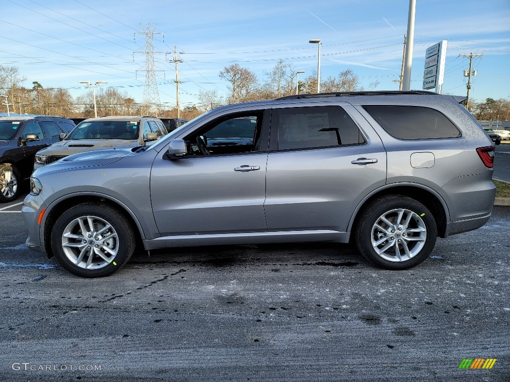 Billet Silver Metallic 2021 Dodge Durango GT AWD Exterior Photo #140562457