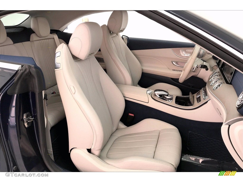 2018 E 400 Convertible - Lunar Blue Metallic / Macchiato Beige/Espresso Brown photo #6