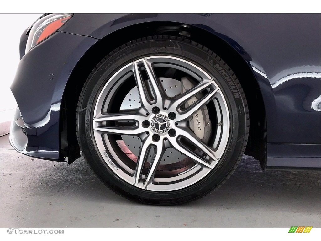 2018 E 400 Convertible - Lunar Blue Metallic / Macchiato Beige/Espresso Brown photo #8