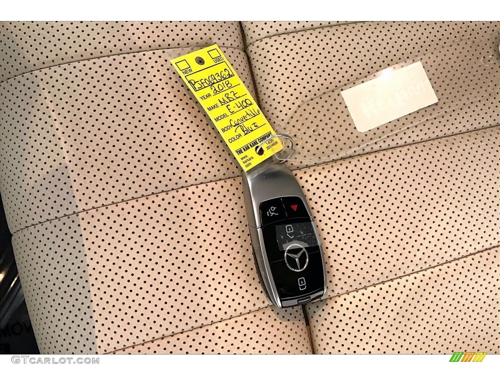 2018 E 400 Convertible - Lunar Blue Metallic / Macchiato Beige/Espresso Brown photo #11