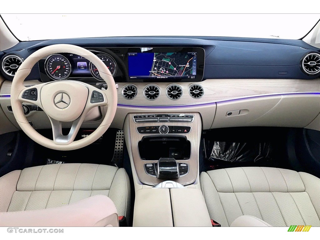 2018 E 400 Convertible - Lunar Blue Metallic / Macchiato Beige/Espresso Brown photo #15