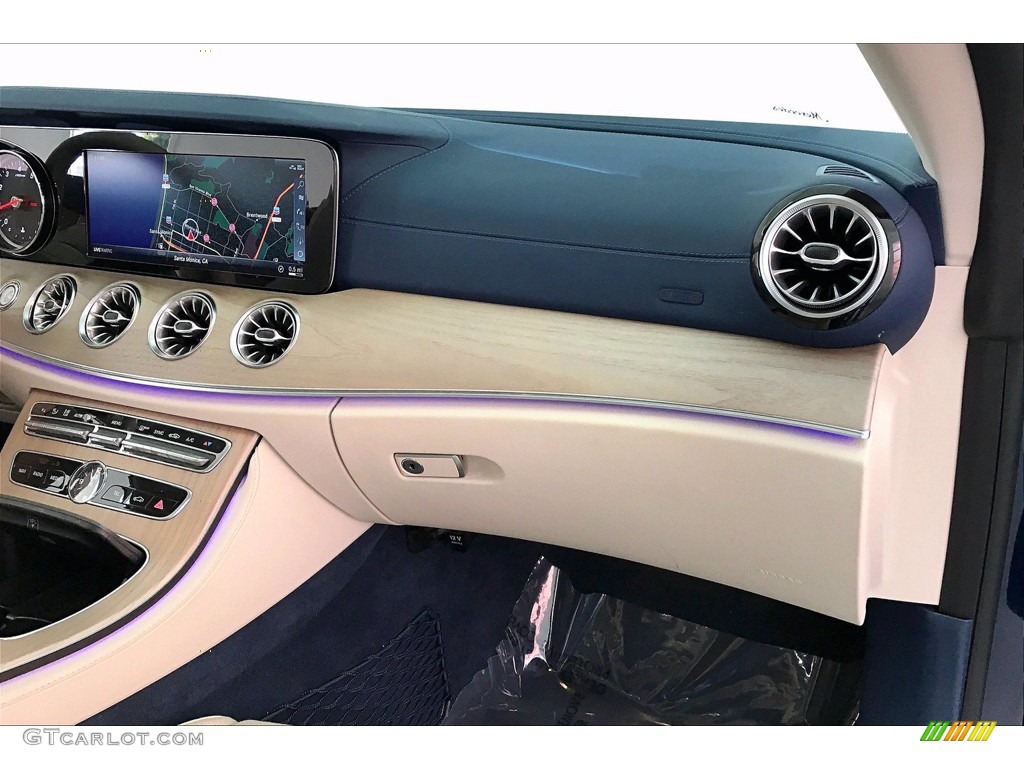 2018 E 400 Convertible - Lunar Blue Metallic / Macchiato Beige/Espresso Brown photo #16