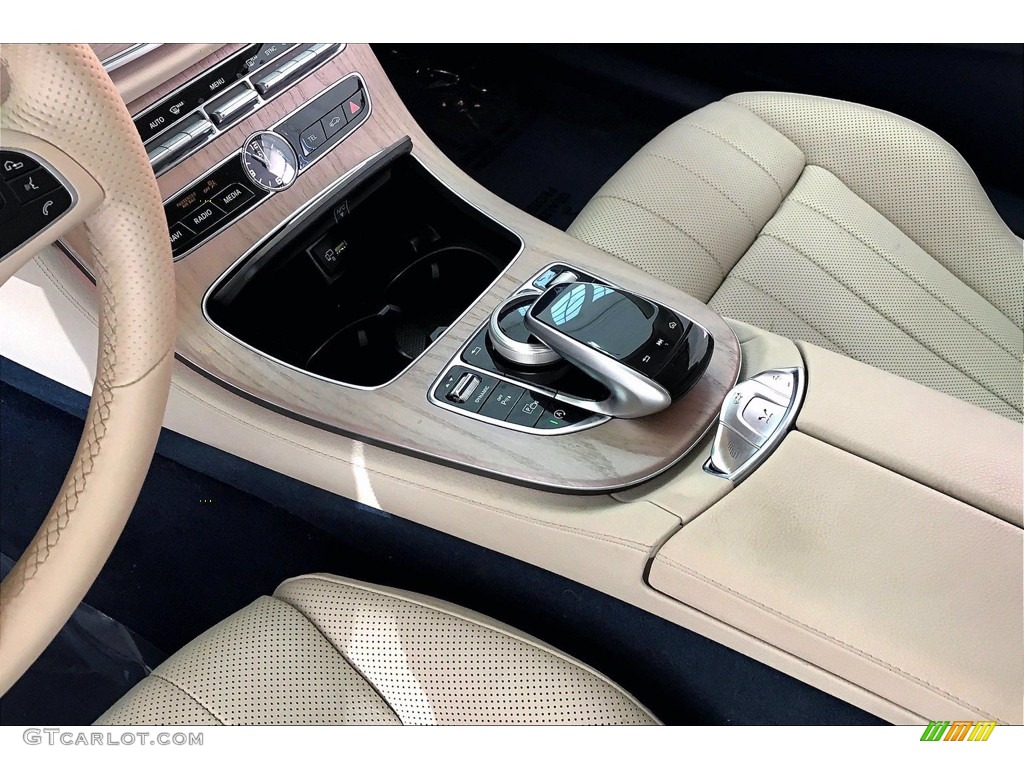 2018 E 400 Convertible - Lunar Blue Metallic / Macchiato Beige/Espresso Brown photo #17