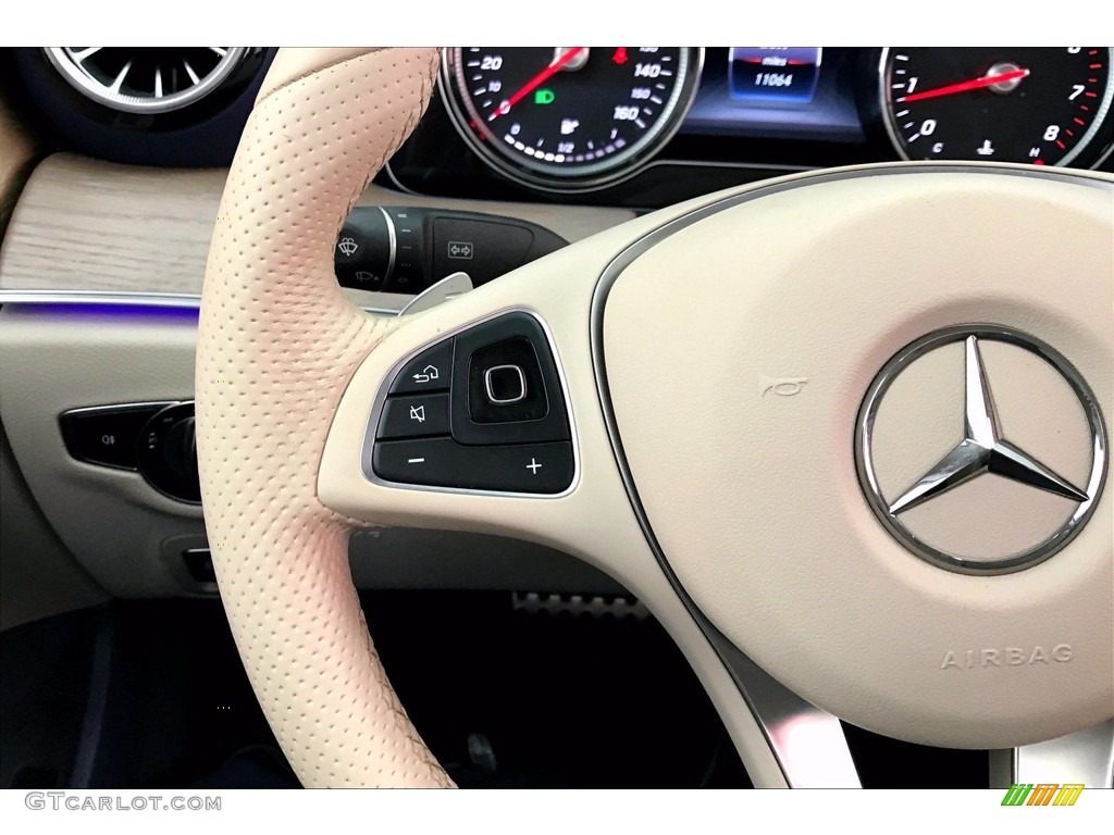 2018 E 400 Convertible - Lunar Blue Metallic / Macchiato Beige/Espresso Brown photo #21