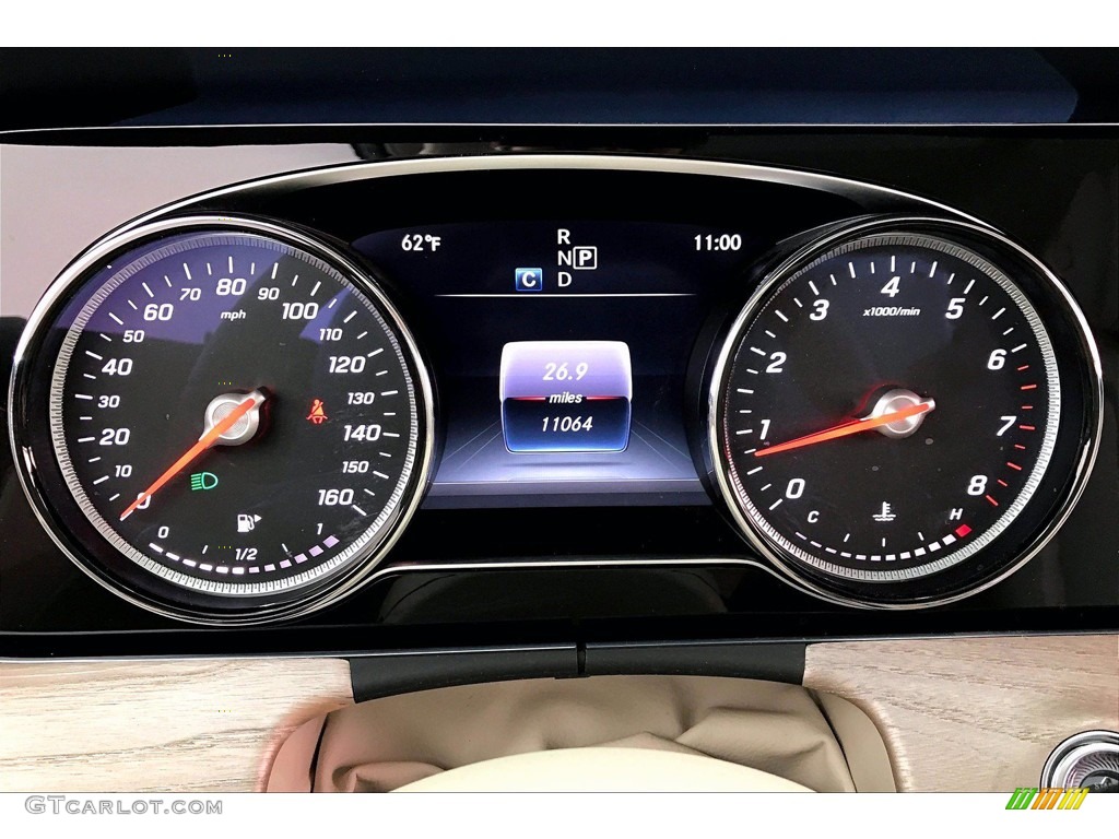 2018 E 400 Convertible - Lunar Blue Metallic / Macchiato Beige/Espresso Brown photo #23