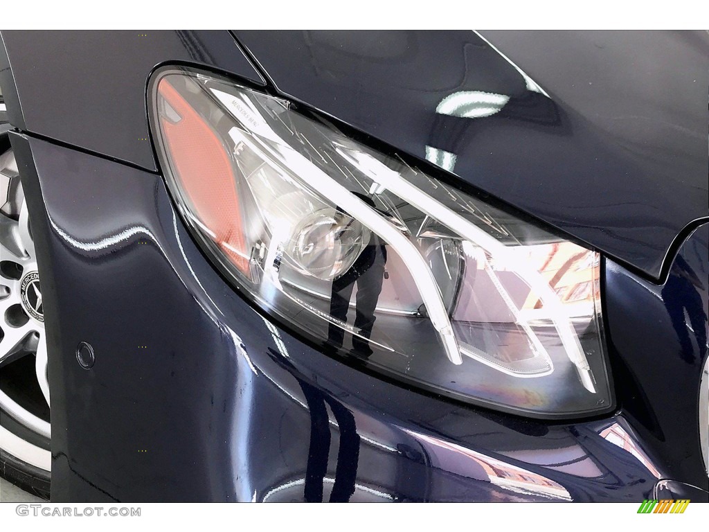 2018 E 400 Convertible - Lunar Blue Metallic / Macchiato Beige/Espresso Brown photo #28