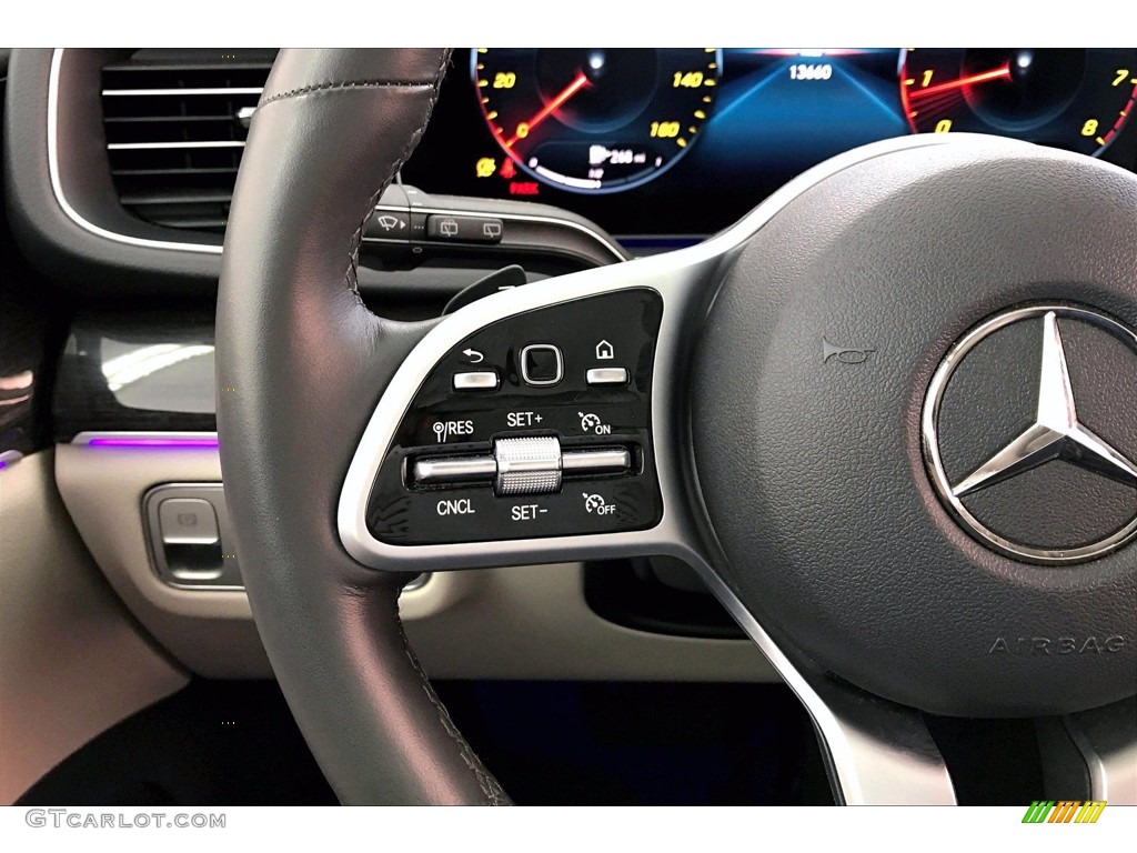 2020 Mercedes-Benz GLE 350 Macchiato Beige/Magma Grey Steering Wheel Photo #140564173