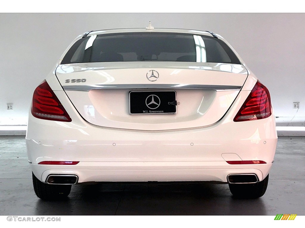 2017 S 550 Sedan - designo Diamond White Metallic / Silk Beige/Espresso Brown photo #3