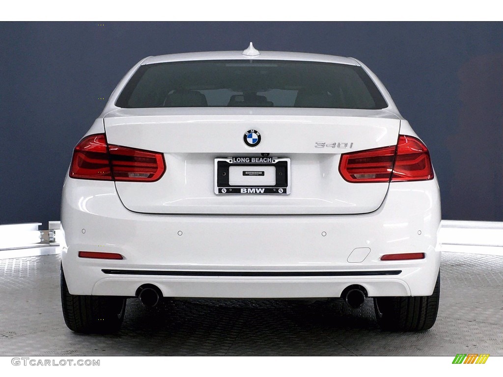 2018 3 Series 340i Sedan - Alpine White / Black photo #3