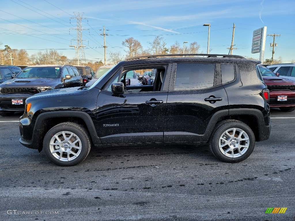 Black 2021 Jeep Renegade Latitude 4x4 Exterior Photo #140565300