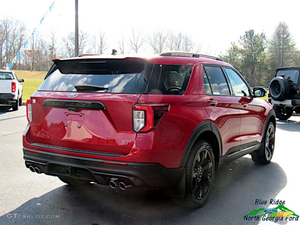 2021 Explorer ST 4WD - Rapid Red Metallic / Ebony photo #5