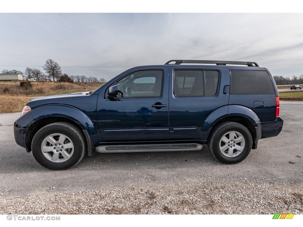 2012 Pathfinder LE 4x4 - Navy Blue / Cafe Latte photo #7