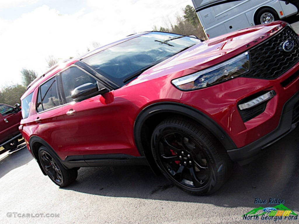 2021 Explorer ST 4WD - Rapid Red Metallic / Ebony photo #28