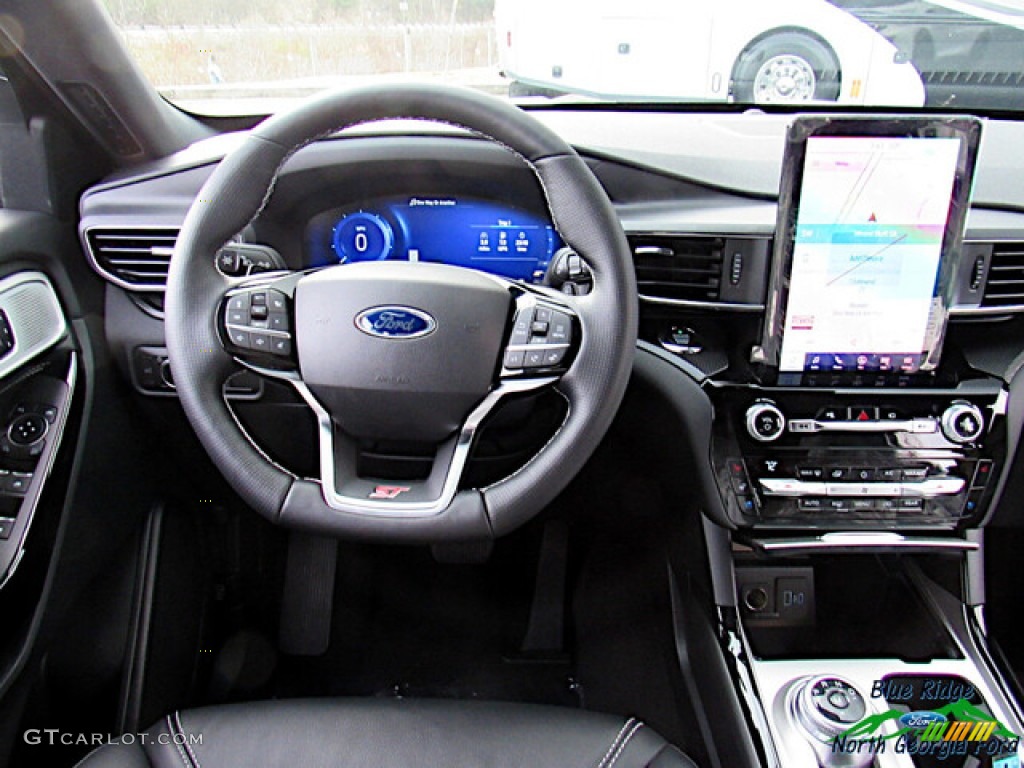 2021 Explorer ST 4WD - Star White Metallic Tri-Coat / Ebony photo #17