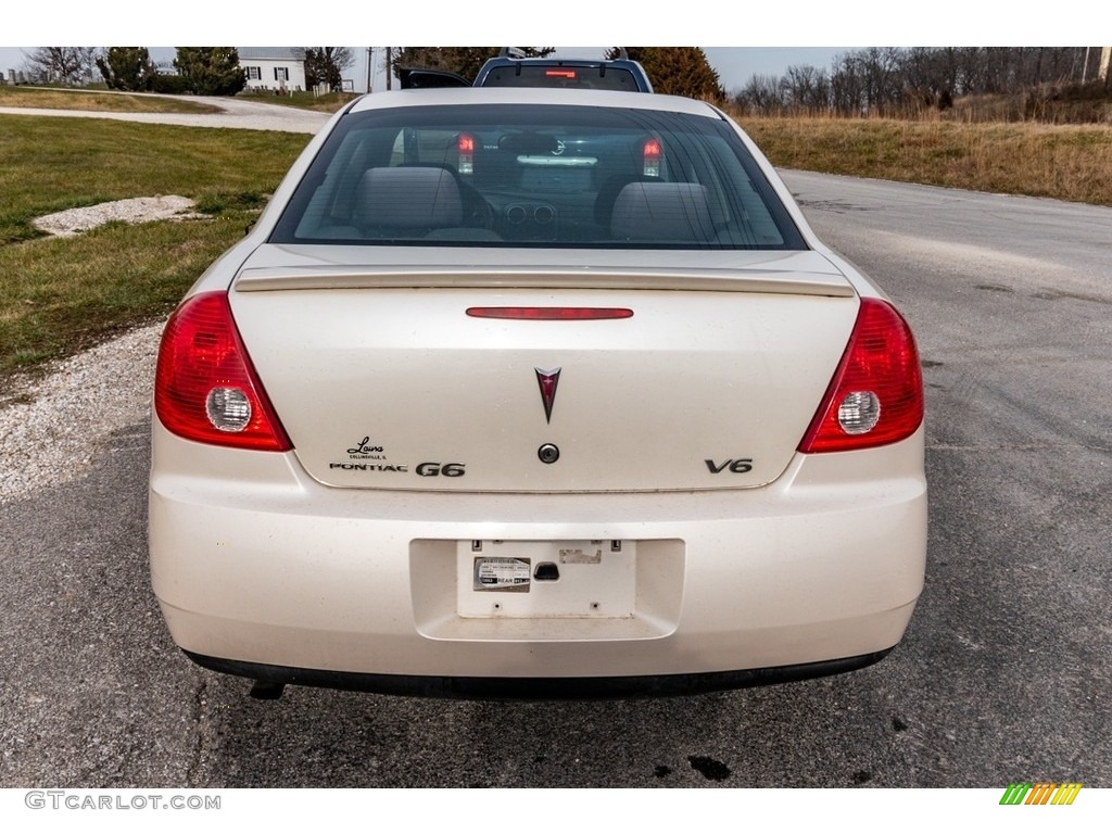 2008 G6 V6 Sedan - Ivory White / Ebony Black photo #5