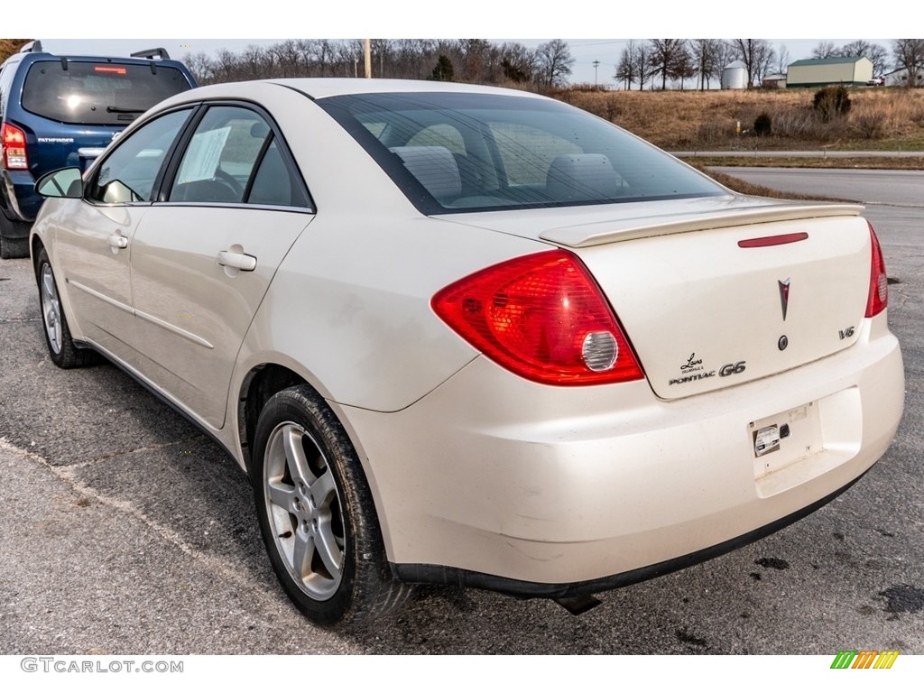2008 G6 V6 Sedan - Ivory White / Ebony Black photo #6