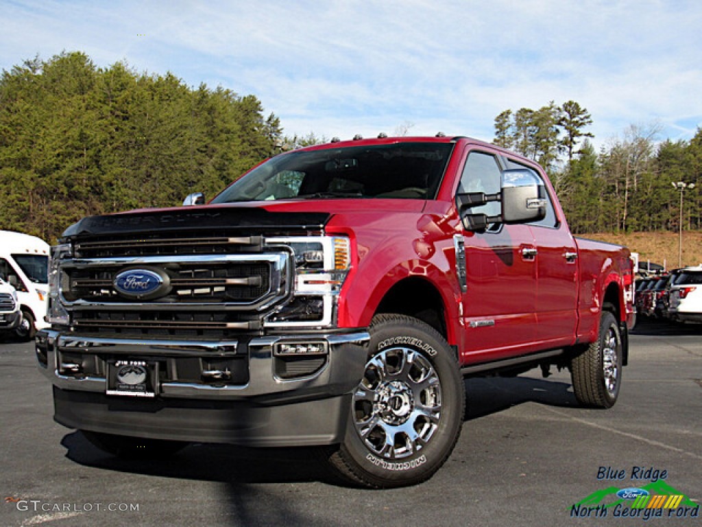 Rapid Red Ford F250 Super Duty