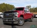 2020 Rapid Red Ford F250 Super Duty King Ranch Crew Cab 4x4  photo #1